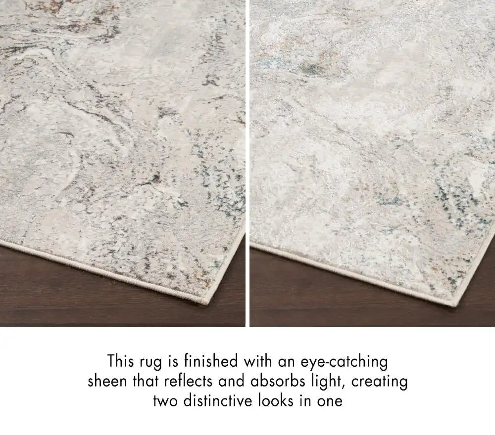 Glitz Nourison GLZ20 Grey Multi Rug RS