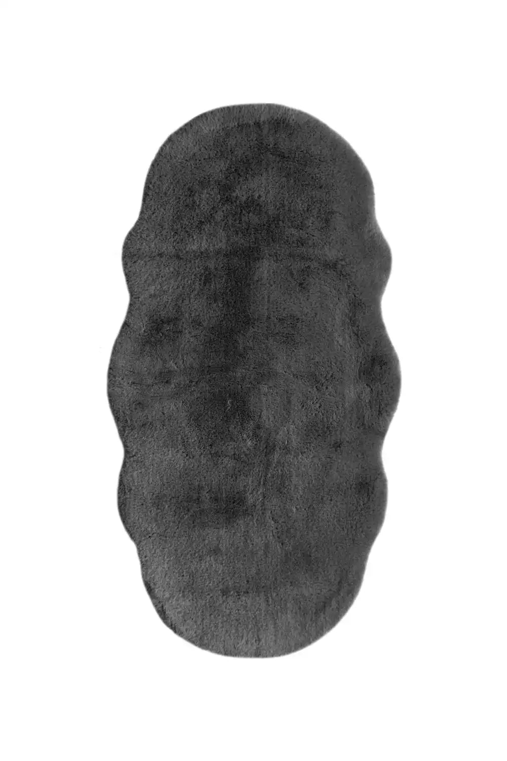 Luxury Faux Fur Melrose Grey Rug RS