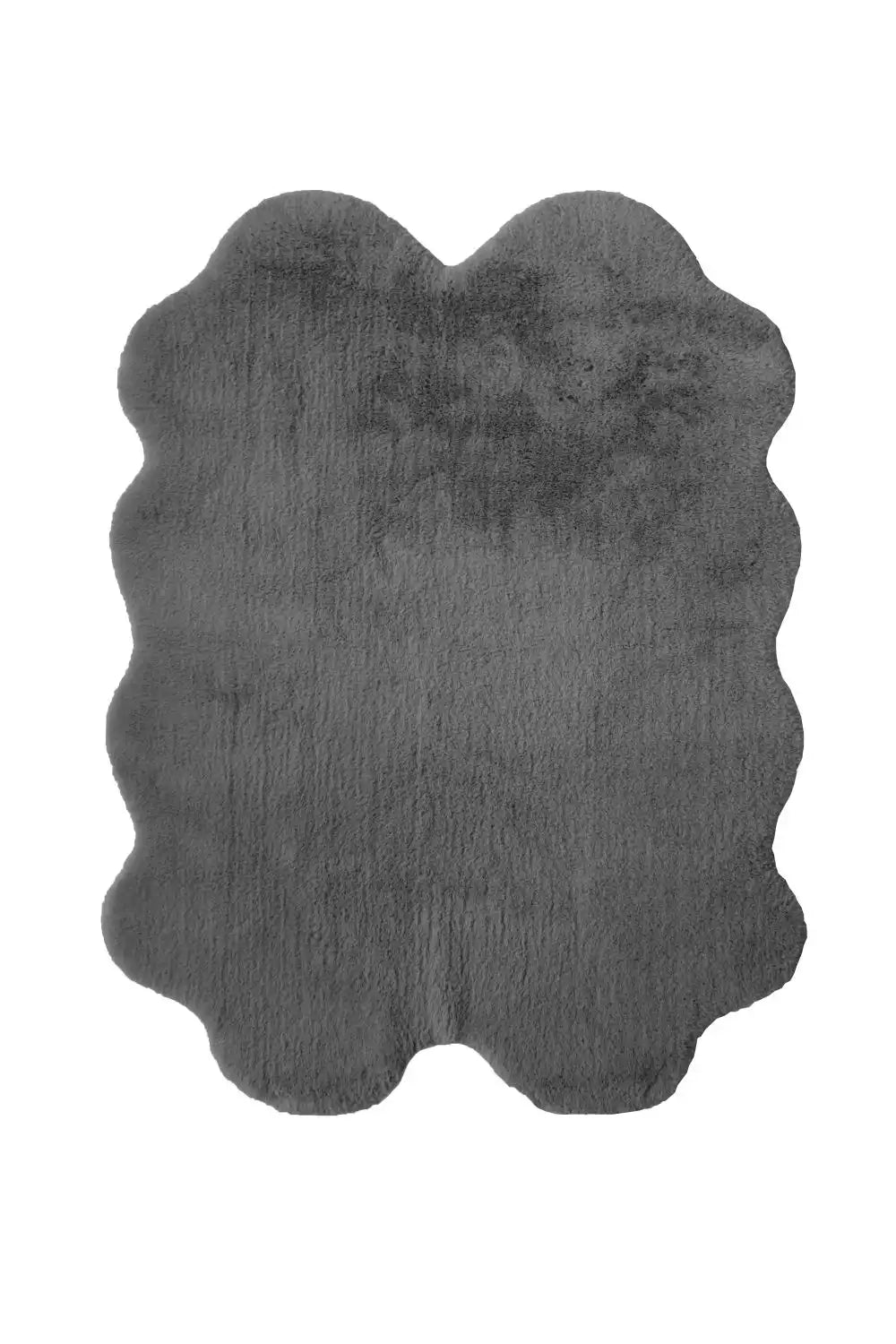 Luxury Faux Fur Melrose Grey Rug RS