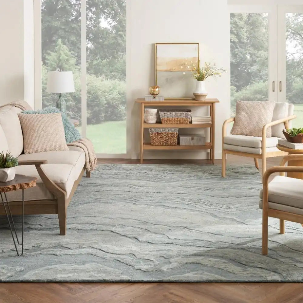 GRACEFUL GRU01 Blue Rug RS