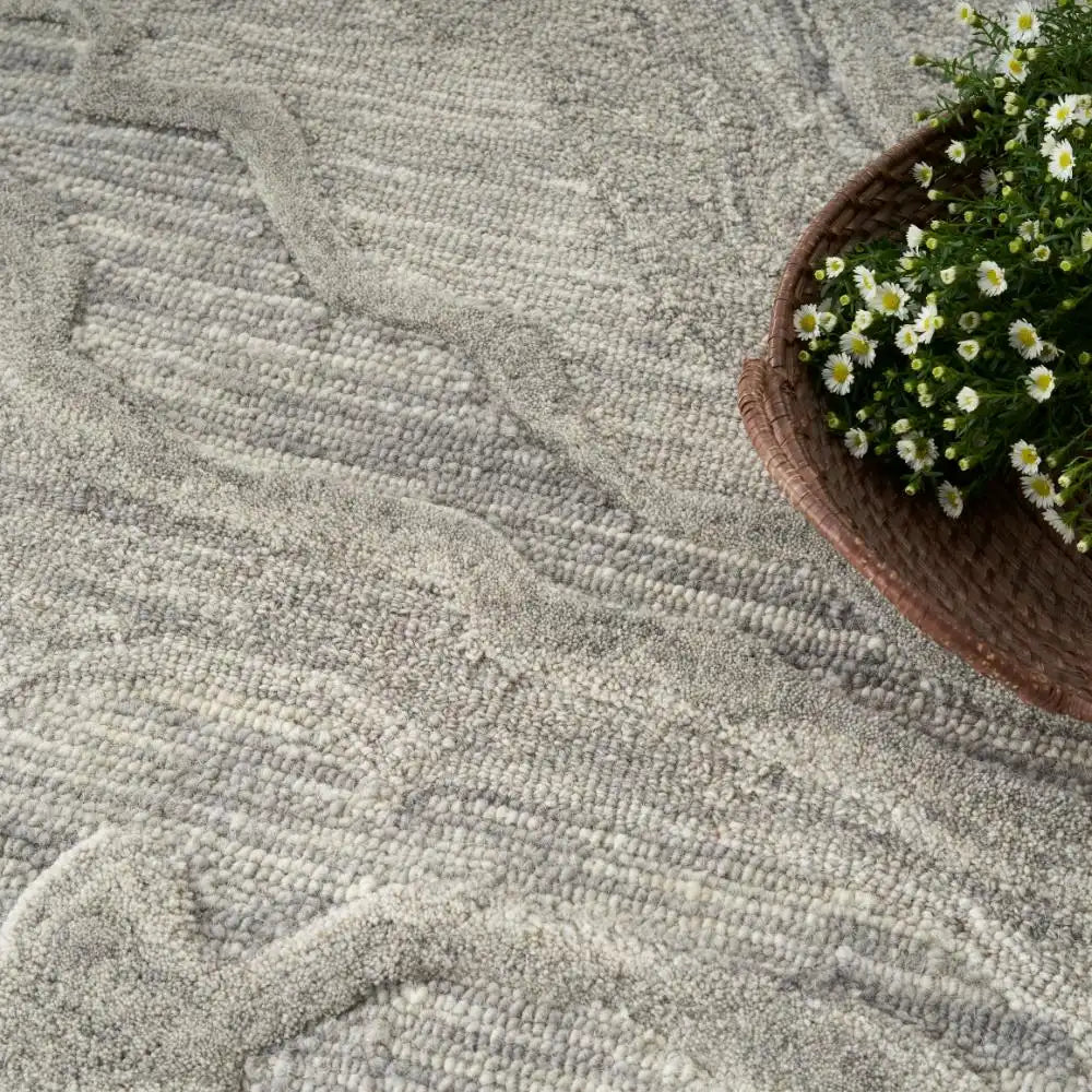 GRACEFUL GRU01 Grey Rug RS