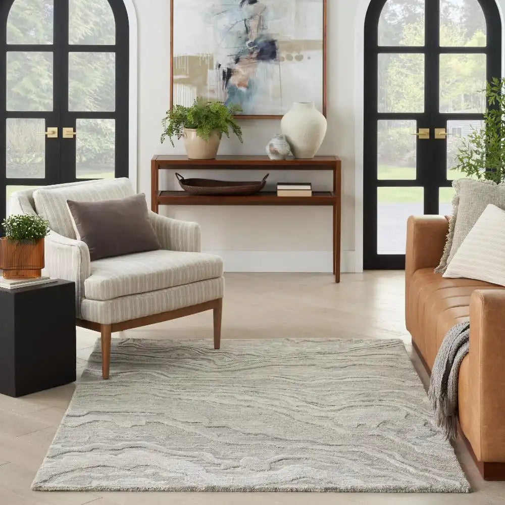 GRACEFUL GRU01 Grey Rug RS