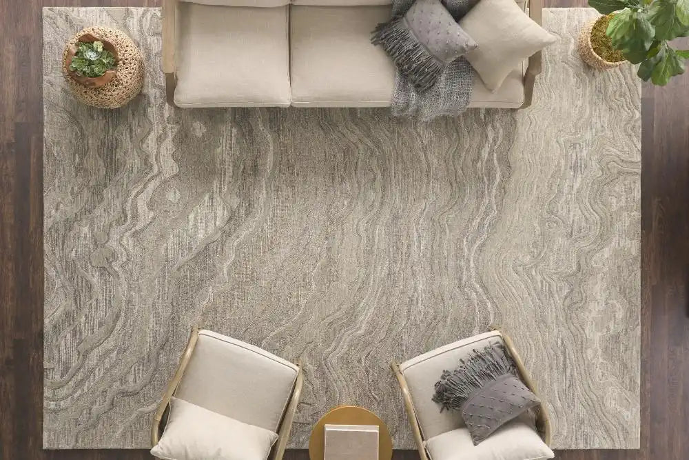 GRACEFUL GRU01 Grey Rug RS