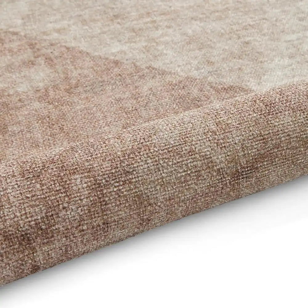 Whisper Think Washable H1065 Beige Brown Rug RS