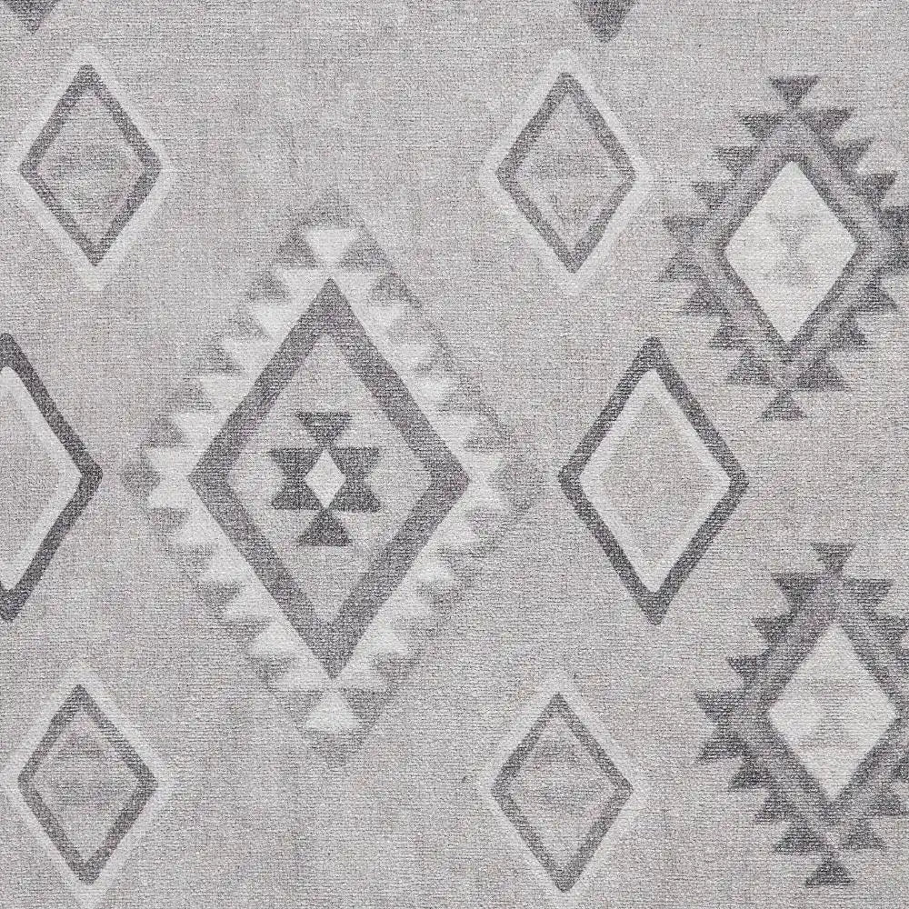 Whisper Think Washable H1066 Grey Rug RS