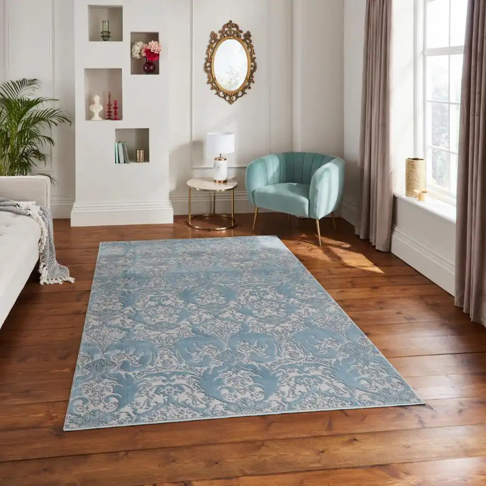 Laurence Llewelyn-Bowen Imperial Blue Rug RS