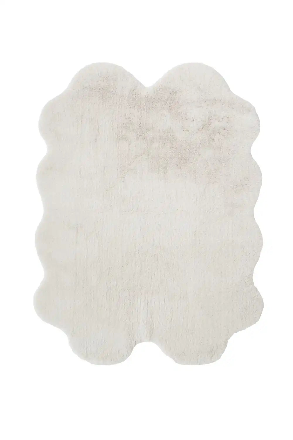 Luxury Faux Fur Melrose Ivory Rug RS