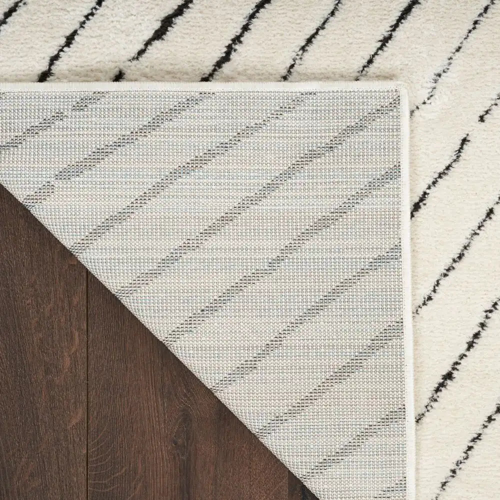 Modern Comfort MNC01 Ivory Black Rug RS