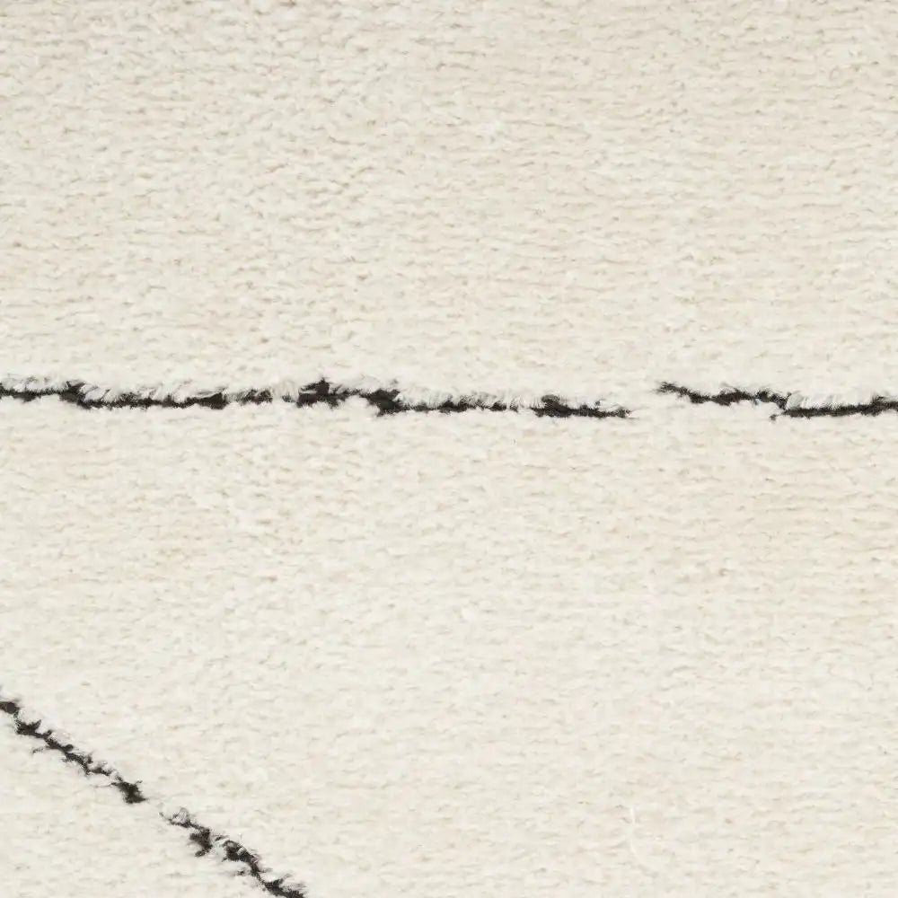 Modern Comfort MNC02 Ivory Black Rug RS
