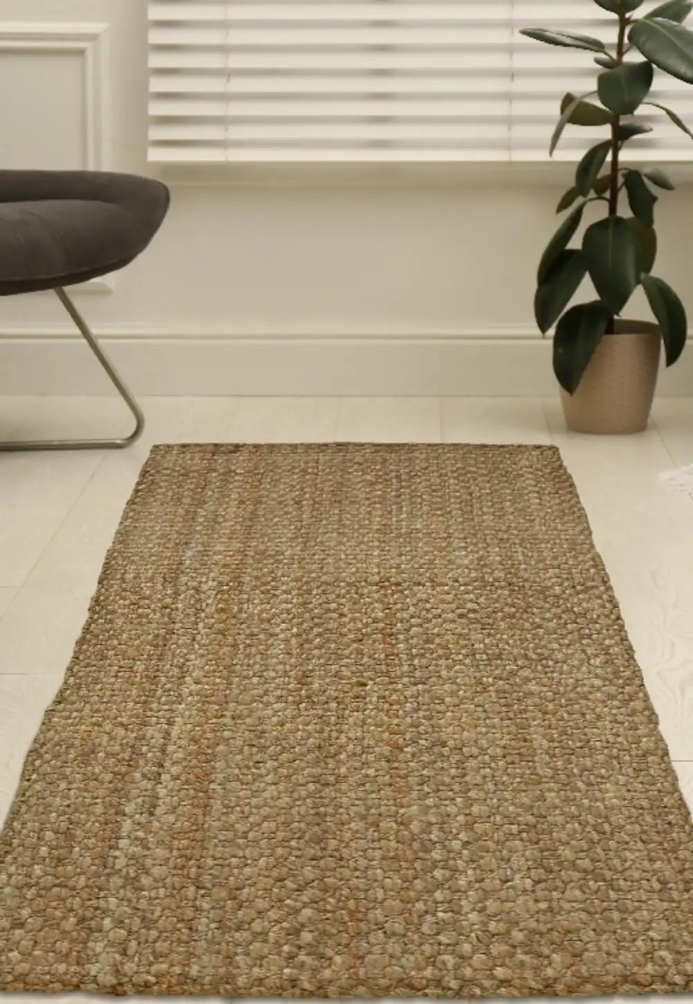 Indian Jute Natural Rug RS