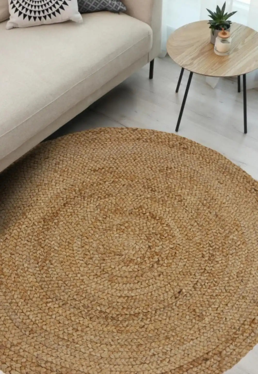 Indian Jute Natural Rug RS
