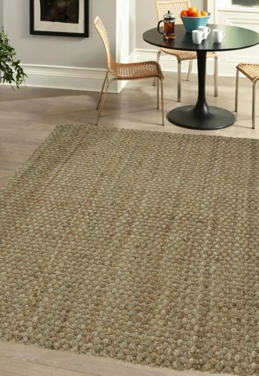 Indian Jute Natural Rug RS