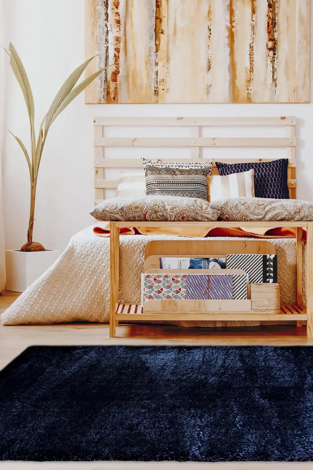 Lagom Navy Rug RS