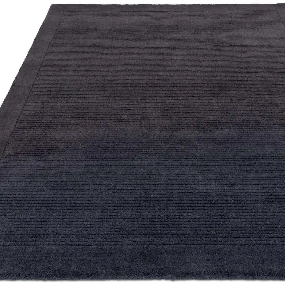 Asiatic york navy Blue, Navy Living Room Wool Rug.