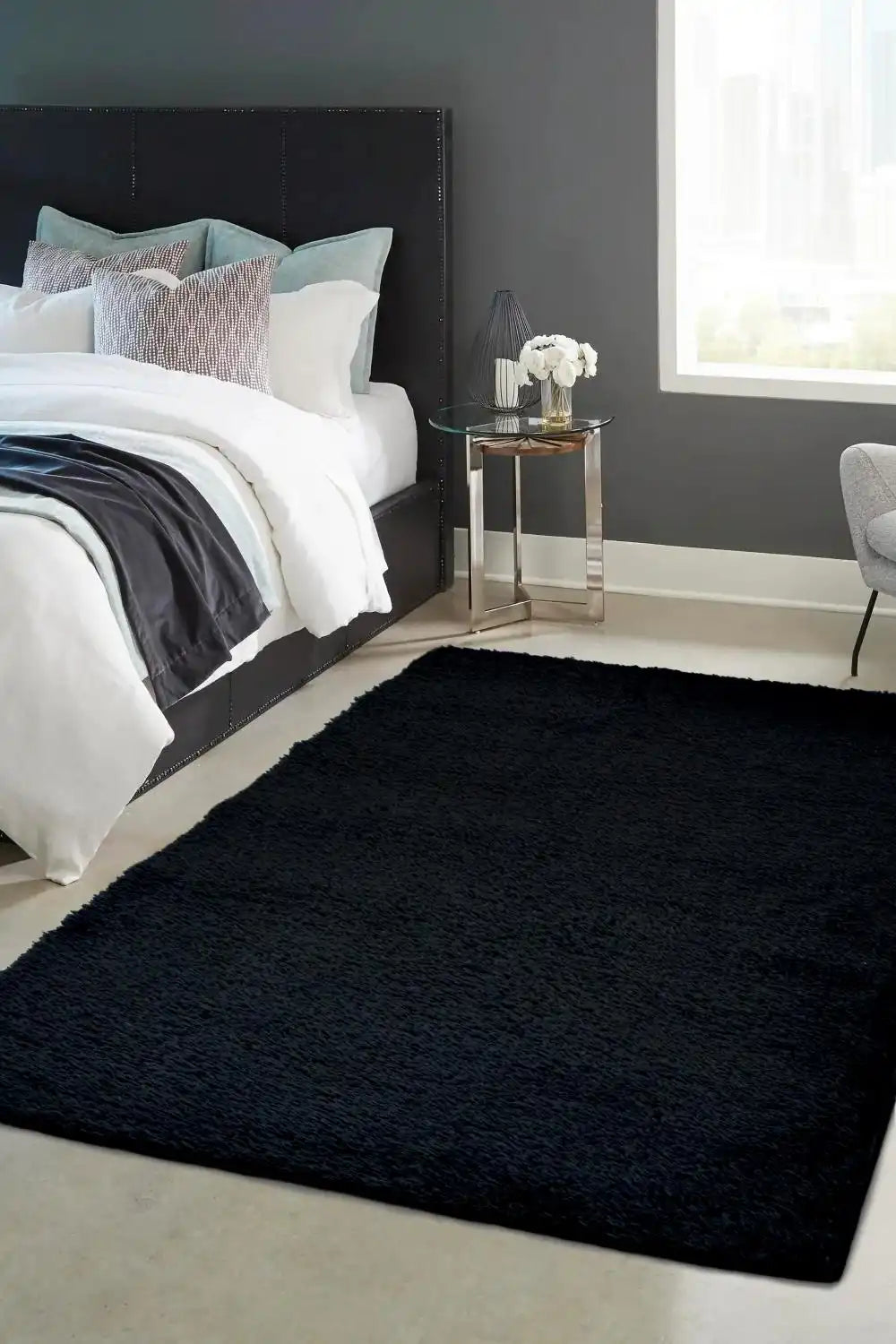 Snug Melrose PLAIN BLACK Rug RS