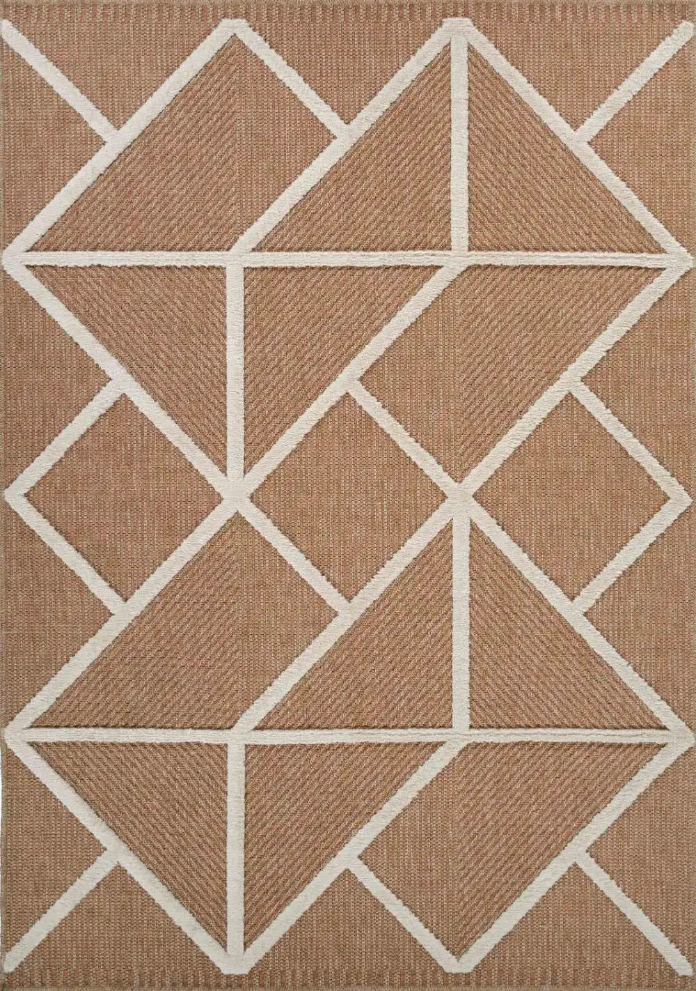 Harper Outdoor Prism Cream Rug