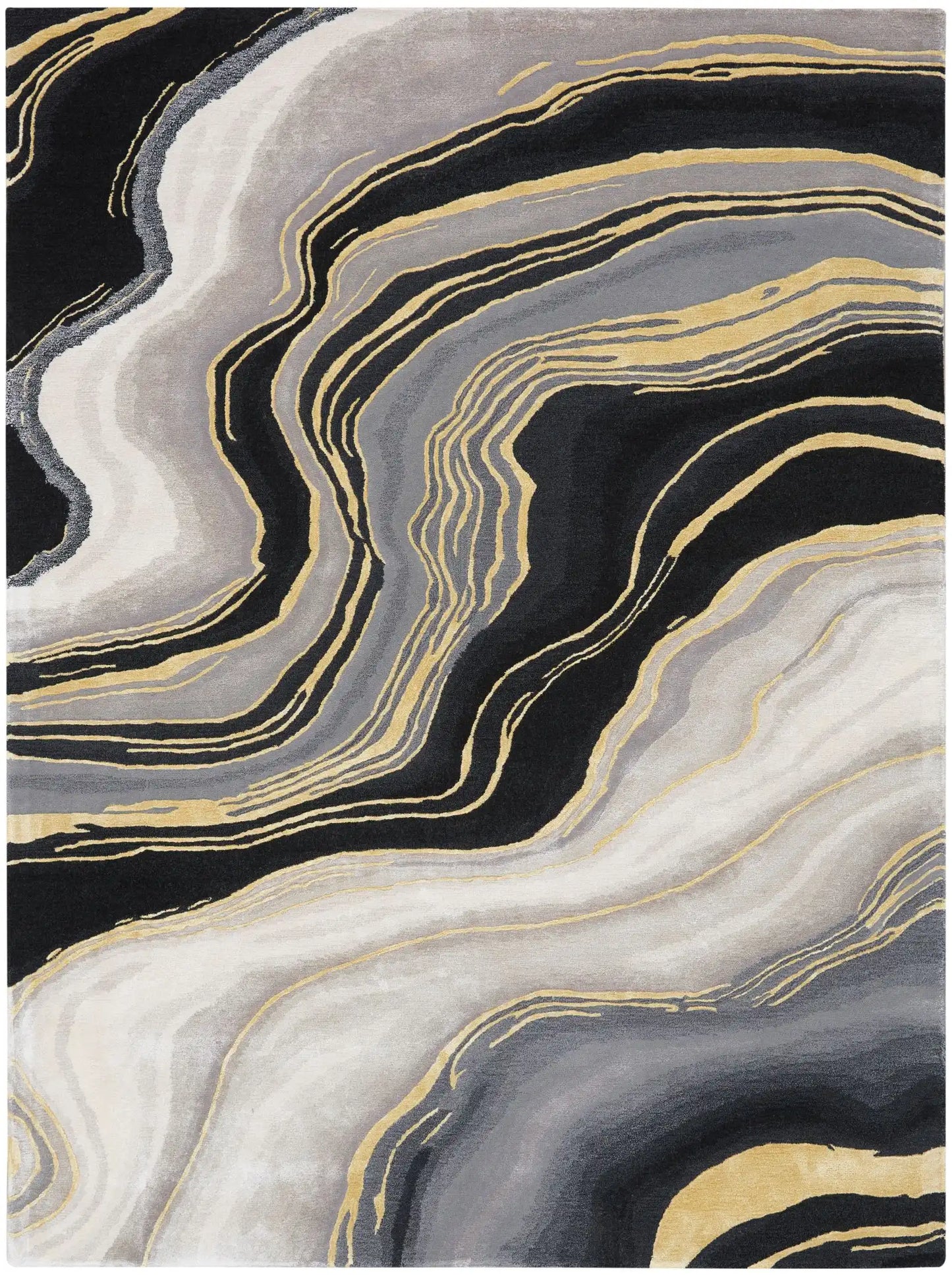 Prismatic PRS31 Charcoal Grey Rug RS