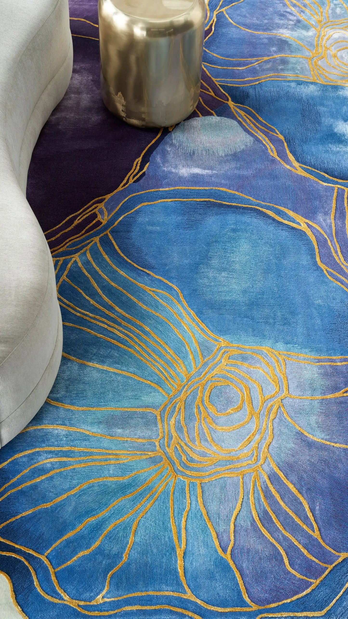 Prismatic PRS32 Blue Gold Rug RS