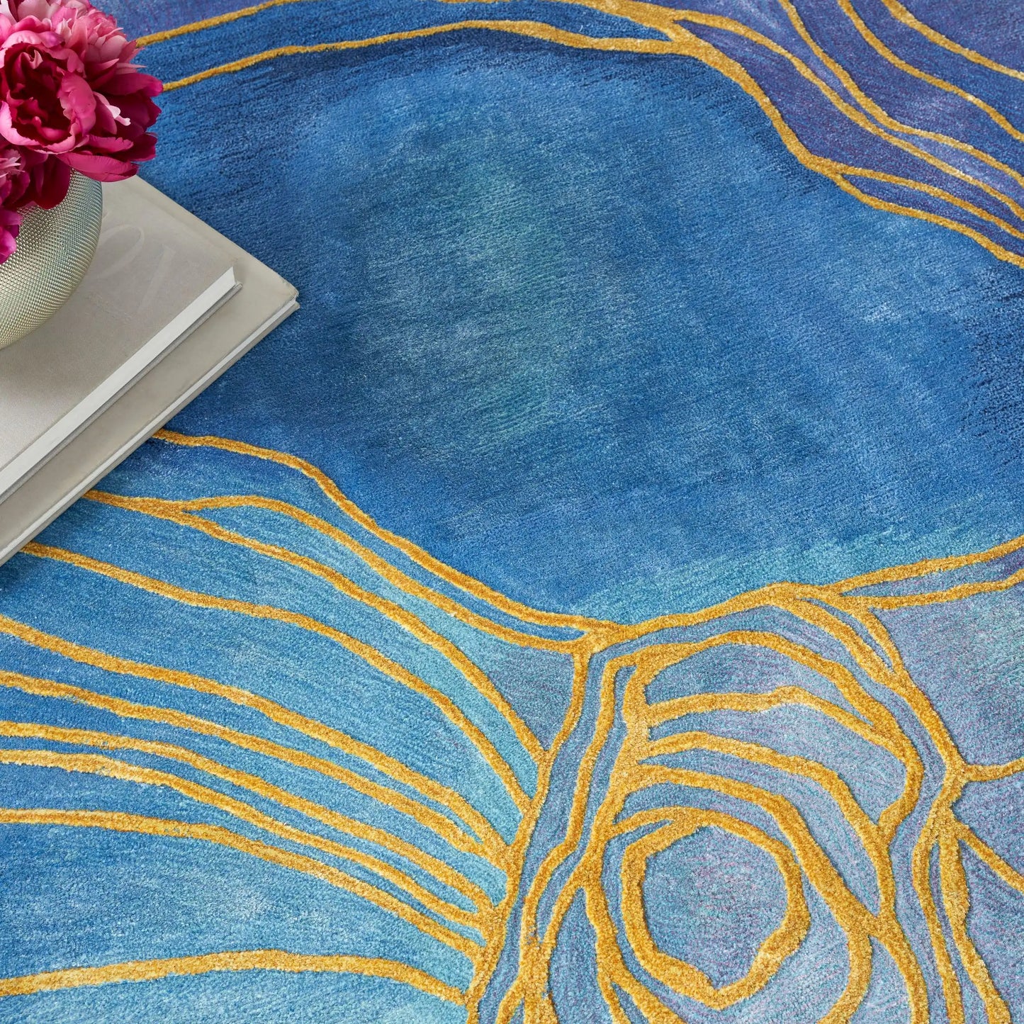 Prismatic PRS32 Blue Gold Rug RS