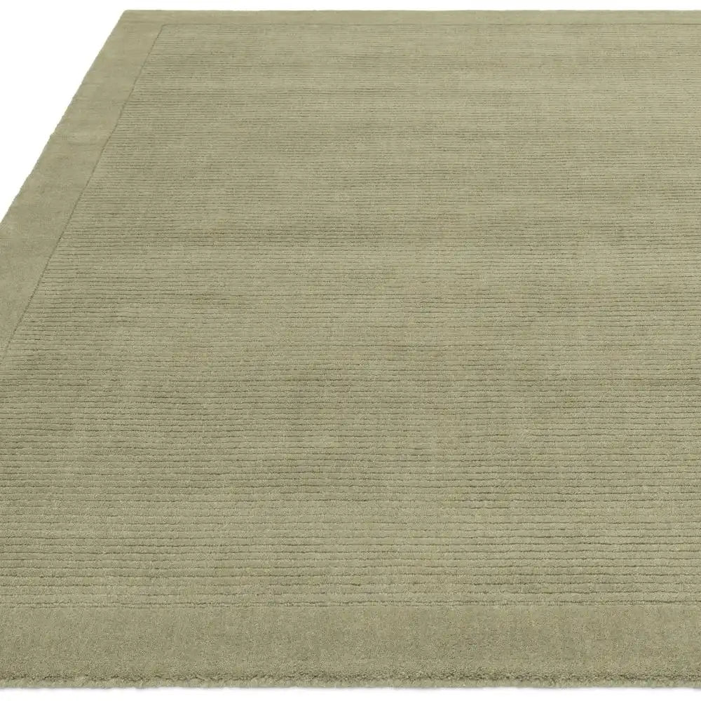 Asiatic york sage Green Living Room Wool Rug.