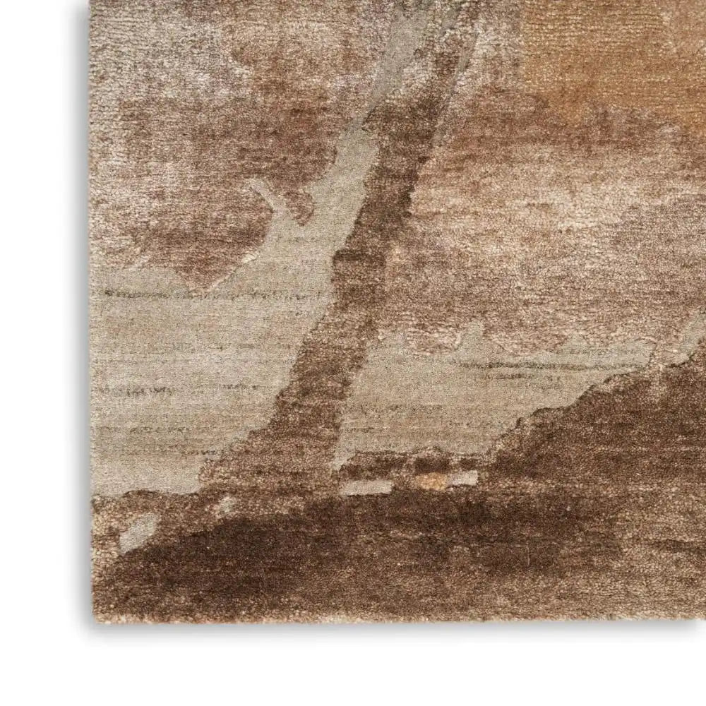 Silk Shadows SHA24 Beige Silver Rug RS