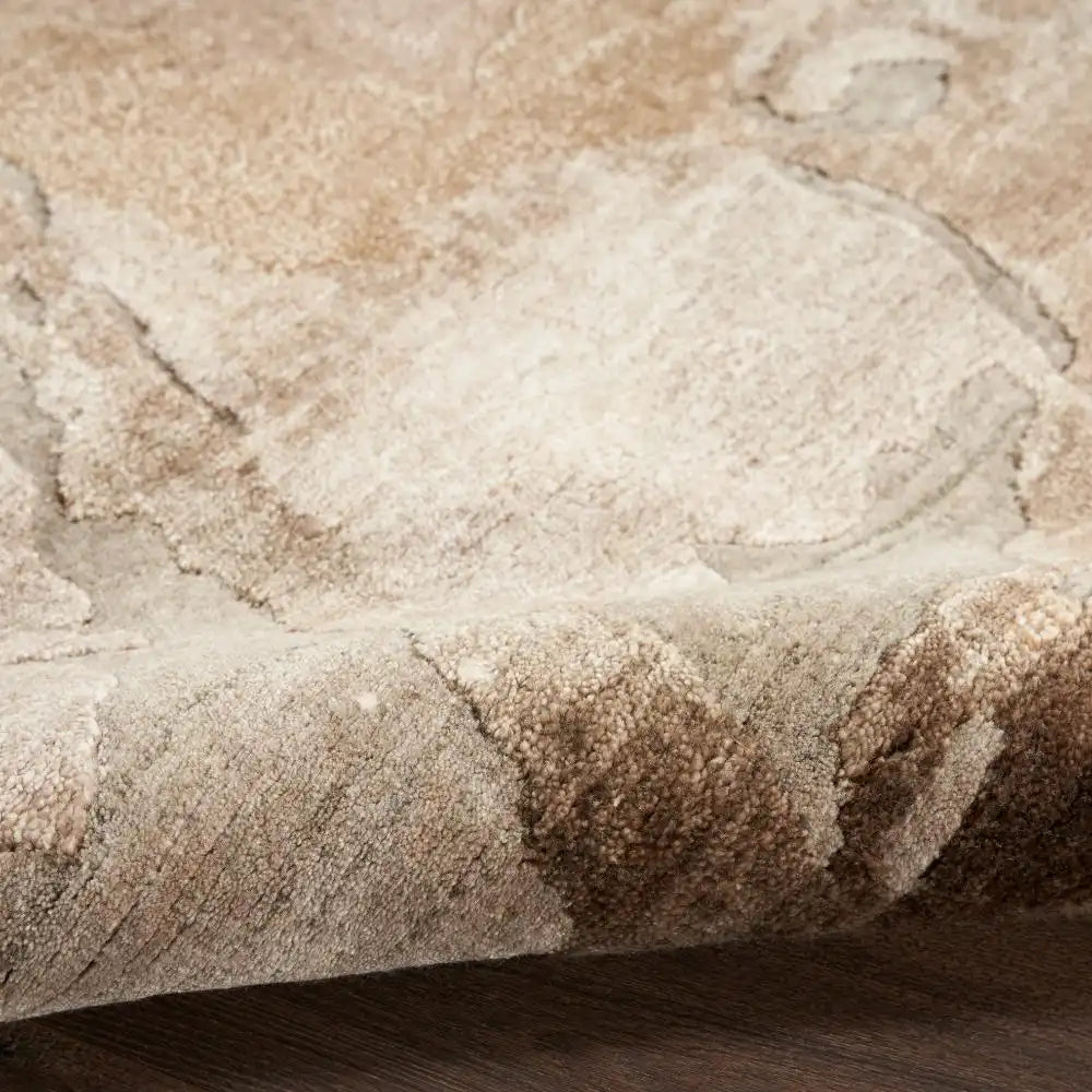Silk Shadows SHA24 Beige Silver Rug RS