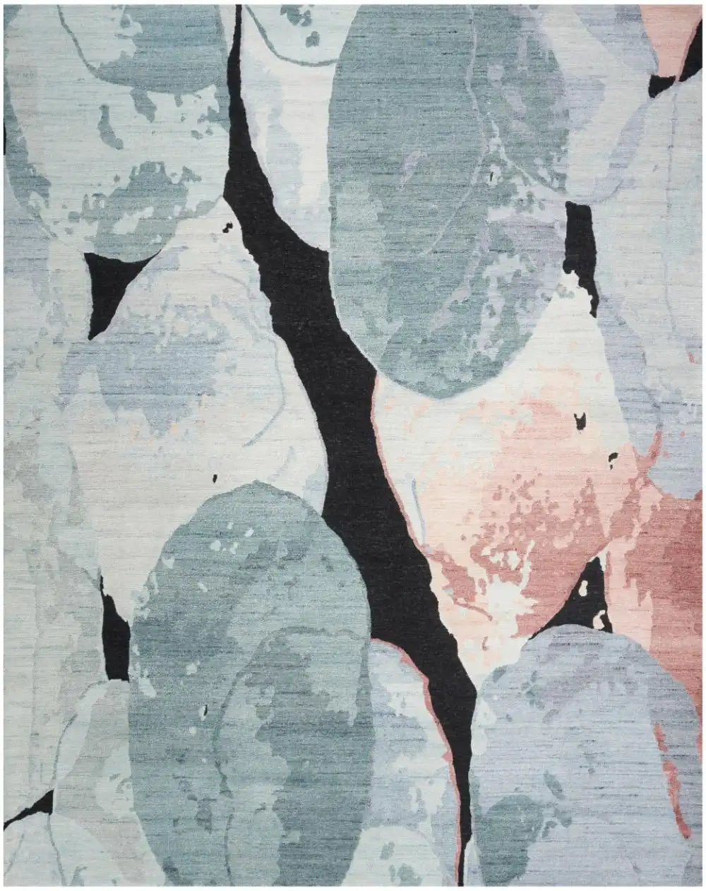 Silk Shadows SHA25 Blue Pink Rug RS