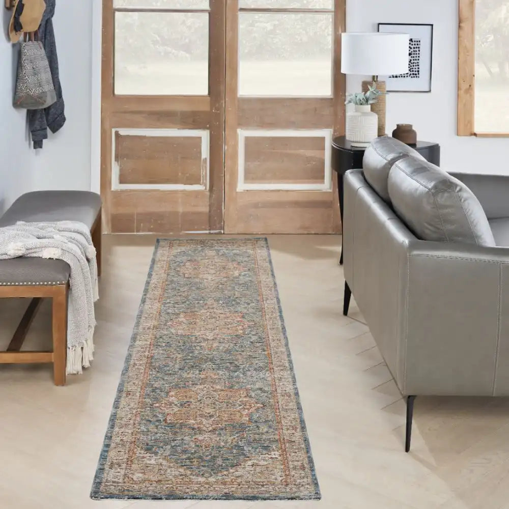 Sahar SHR06 Ivory Blue Rug RS