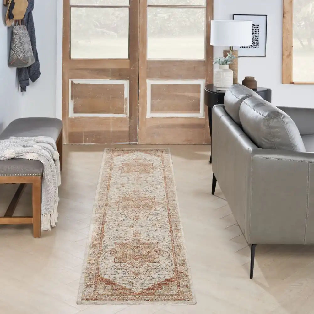 Sahar SHR06 Ivory Rust Rug RS