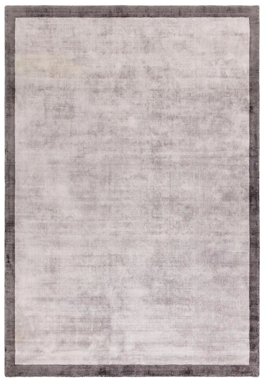 Asiatic blade border silver grey 08 Grey Living Room  Rug.