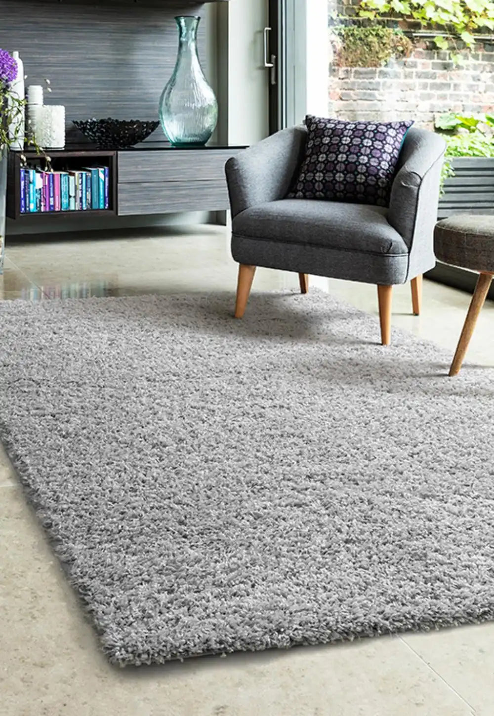 Jazz Shaggy SILVER Rug RS