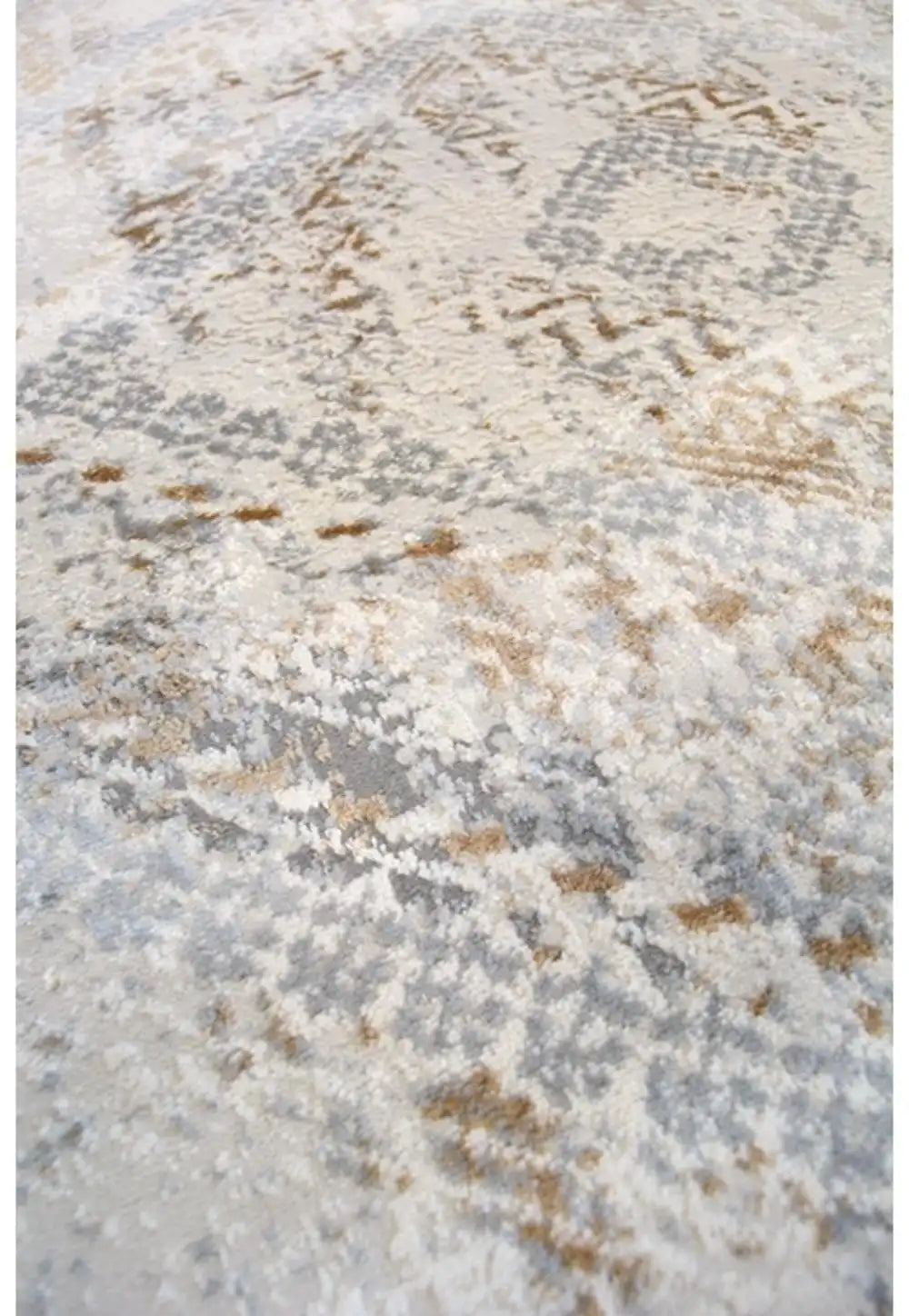 Abstract Melrose SQUARE OCHRE Rug RS