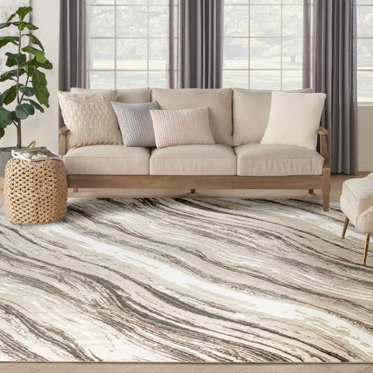 Sustainable Trends SUT05 Beige Grey Rug RS