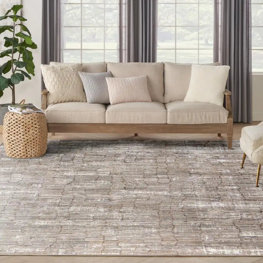 Sustainable Trends SUT06 Ivory Mocha Rug RS