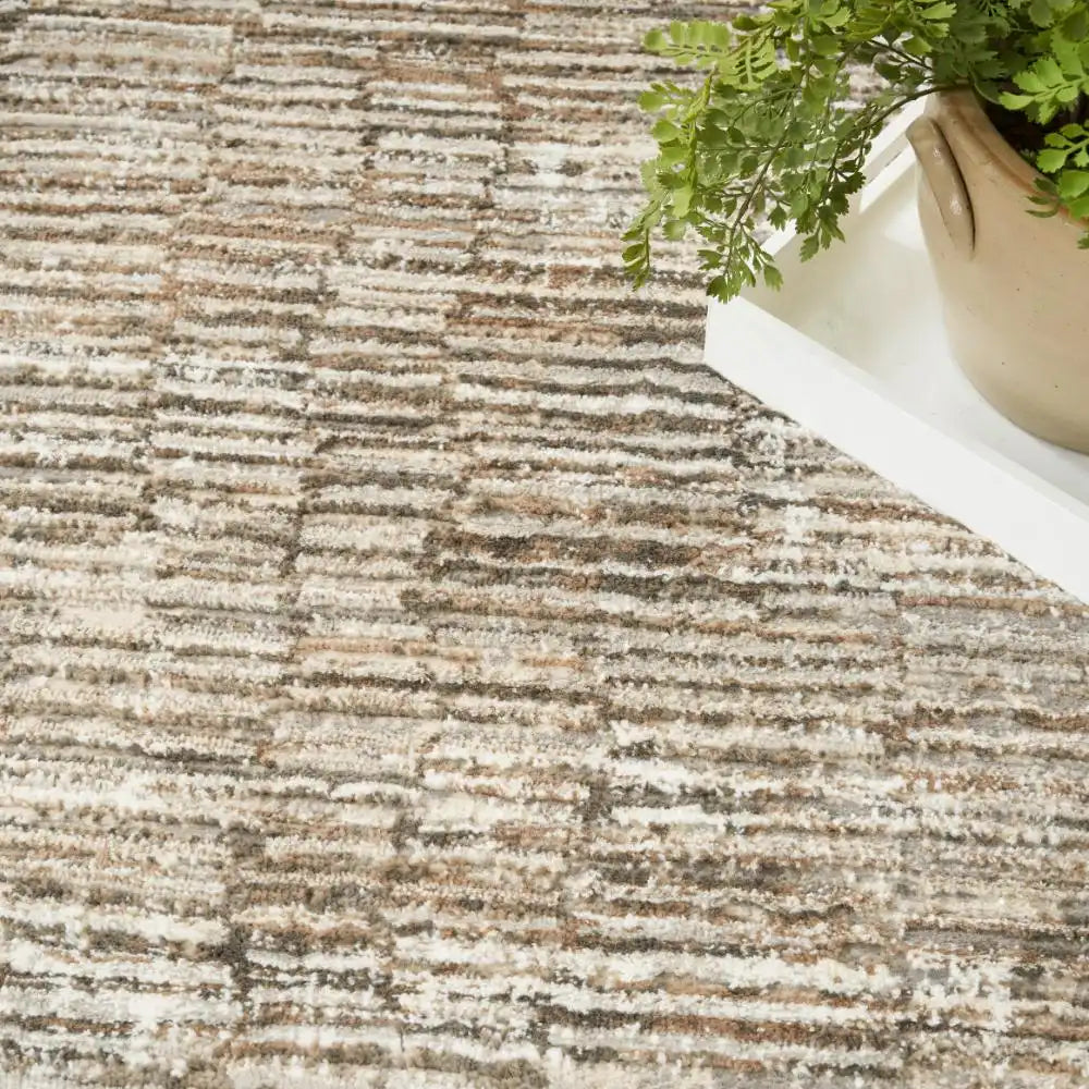 Sustainable Trends SUT06 Ivory Mocha Rug RS