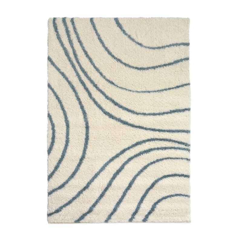 Snug Iso Shaggy Abstract Rugs in Blue
