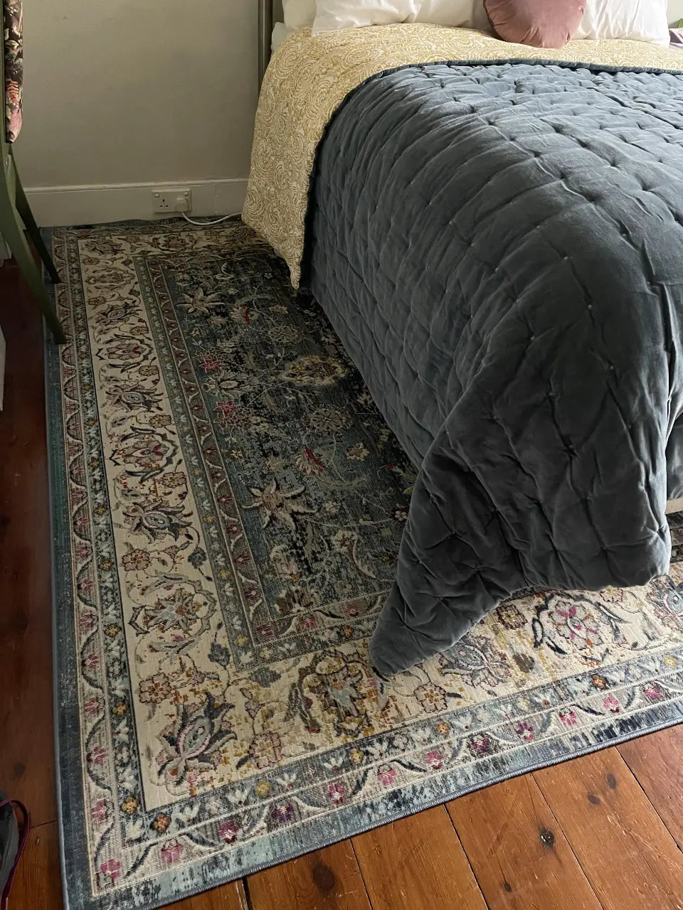 Vintage Kashan VKA01 Blue Rug RS