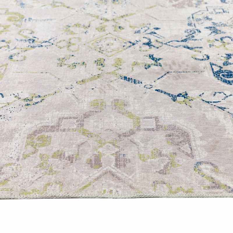 Origins Washable Florence Traditional Runner Rug in Multi